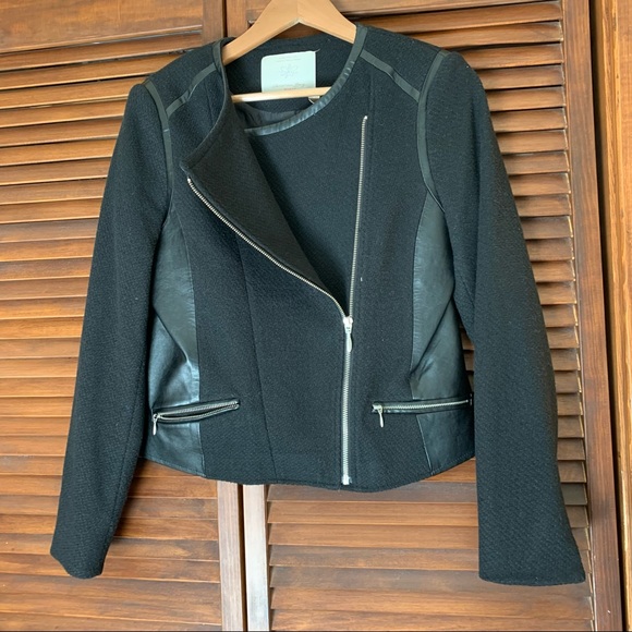 CHRISTIAN BERG Biker Jacket Blazer size 8 - Picture 3 of 12